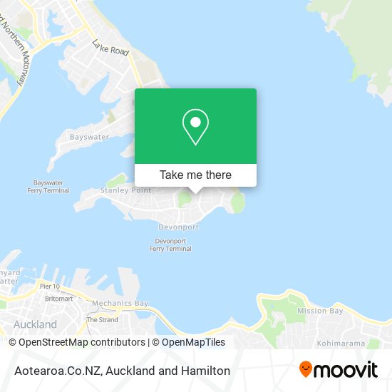 Aotearoa.Co.NZ map
