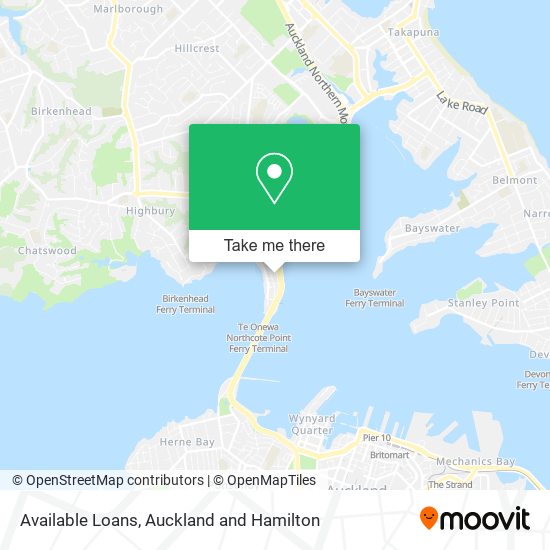 Available Loans map