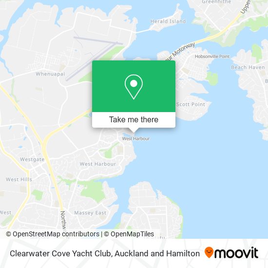 Clearwater Cove Yacht Club map