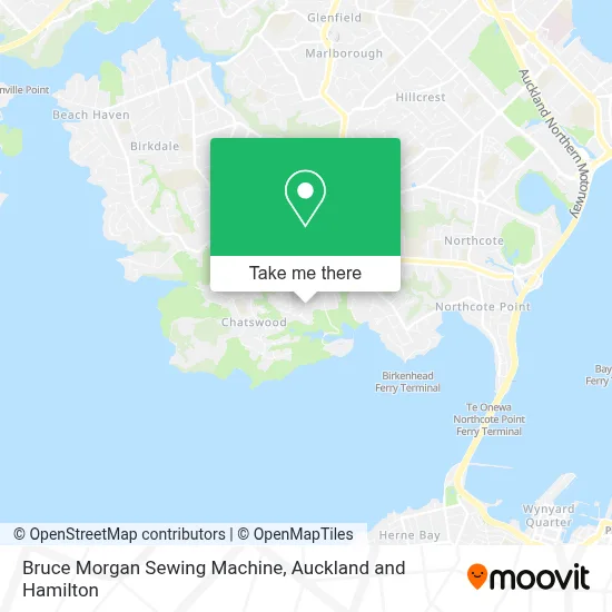 Bruce Morgan Sewing Machine map