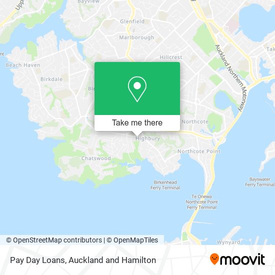 Pay Day Loans map