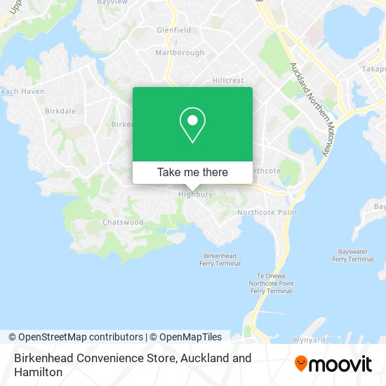 Birkenhead Convenience Store map