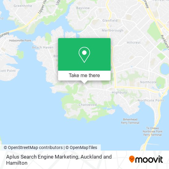 Aplus Search Engine Marketing map
