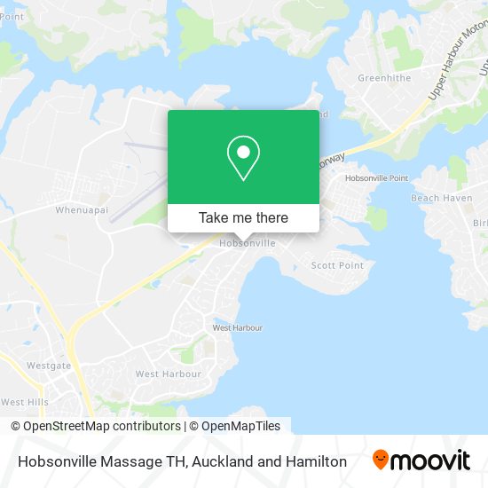 Hobsonville Massage TH map