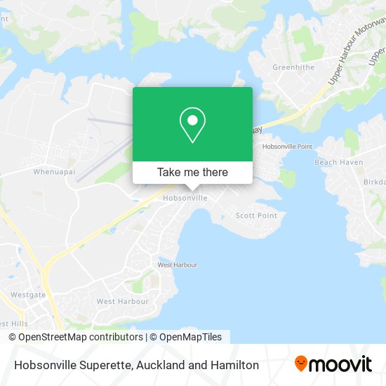 Hobsonville Superette map