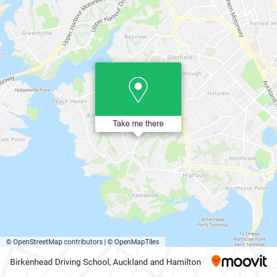 Birkenhead Driving School map