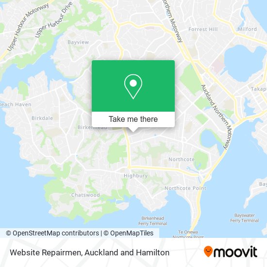 Website Repairmen map