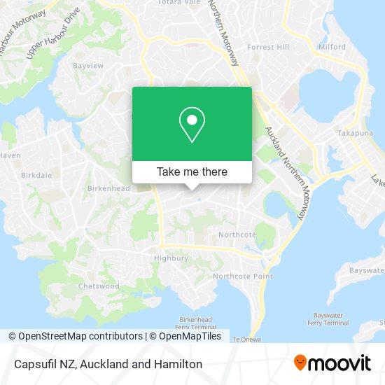 Capsufil NZ地图