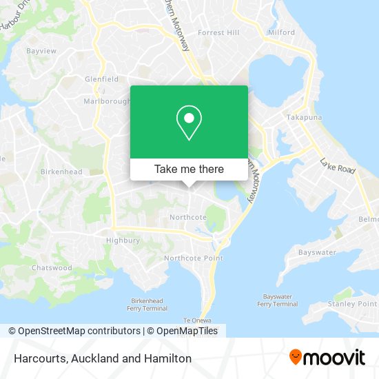 Harcourts map