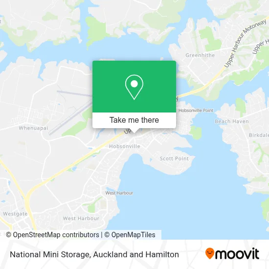National Mini Storage map