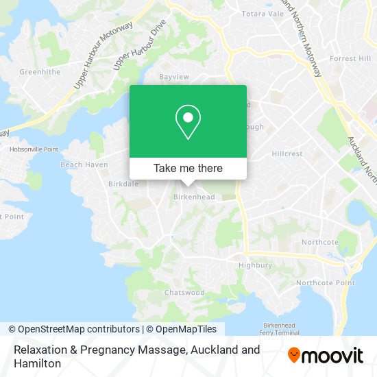 Relaxation & Pregnancy Massage map