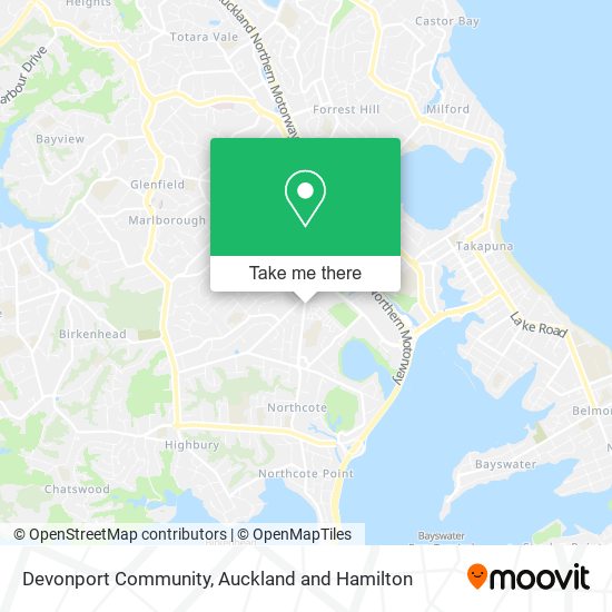 Devonport Community map