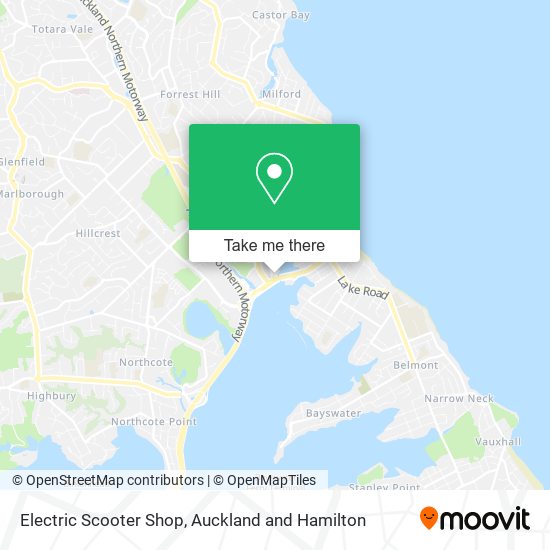 Electric Scooter Shop map