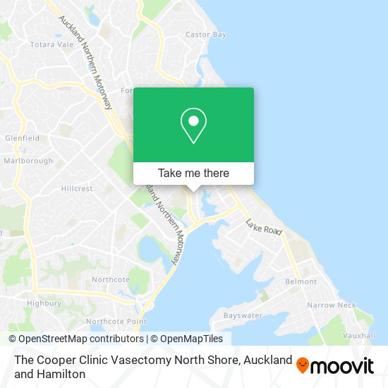 The Cooper Clinic Vasectomy North Shore map