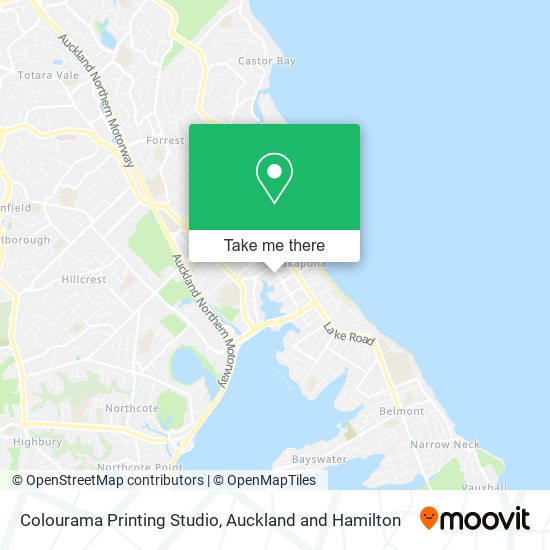 Colourama Printing Studio map