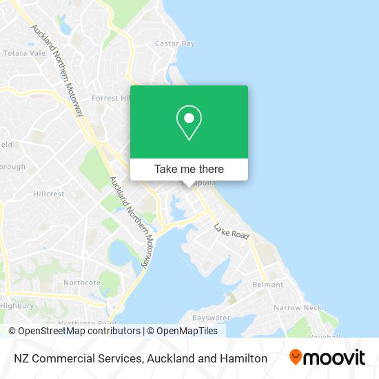 NZ Commercial Services map