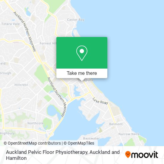 Auckland Pelvic Floor Physiotherapy map