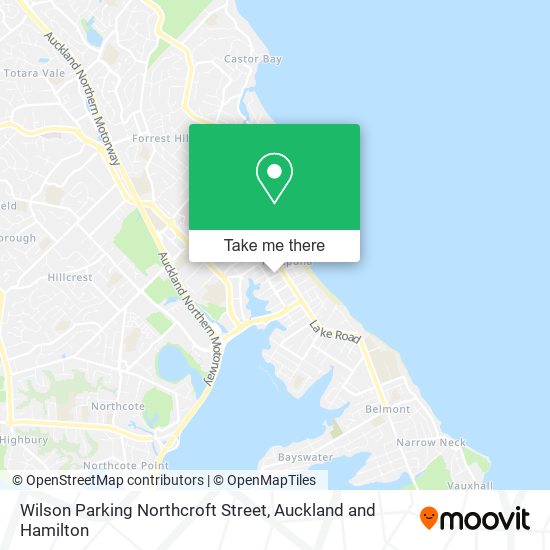 Wilson Parking Northcroft Street map