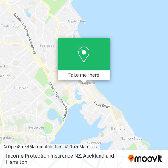 Income Protection Insurance NZ map