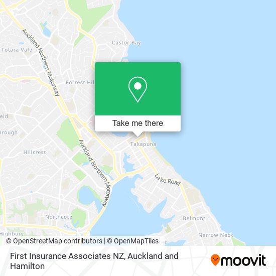First Insurance Associates NZ map