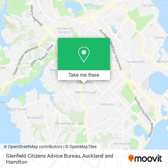 Glenfield Citizens Advice Bureau map