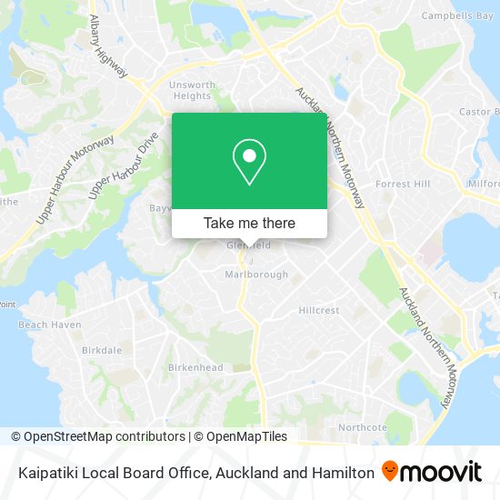 Kaipatiki Local Board Office地图