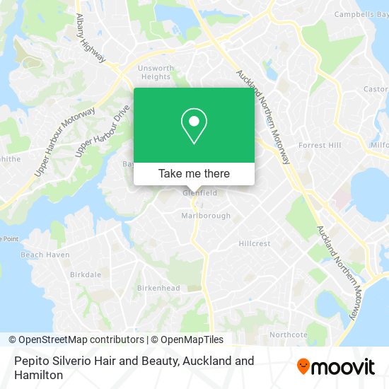 Pepito Silverio Hair and Beauty map