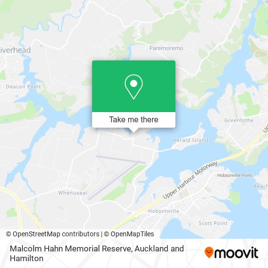 Malcolm Hahn Memorial Reserve map