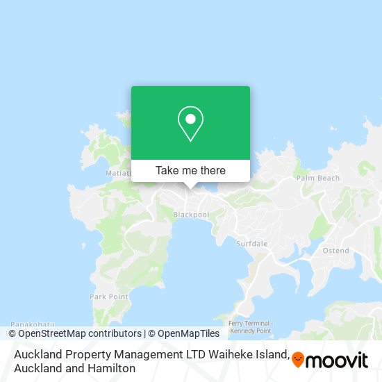 Auckland Property Management LTD Waiheke Island地图