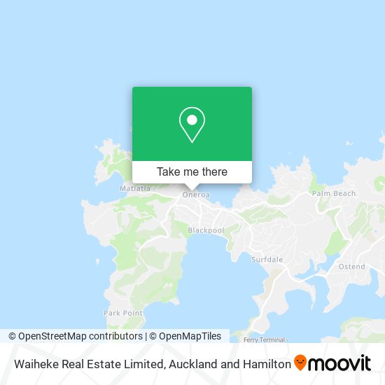 Waiheke Real Estate Limited map