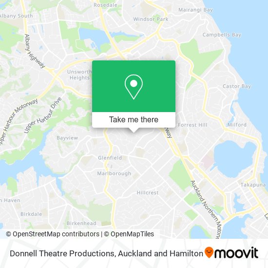 Donnell Theatre Productions map