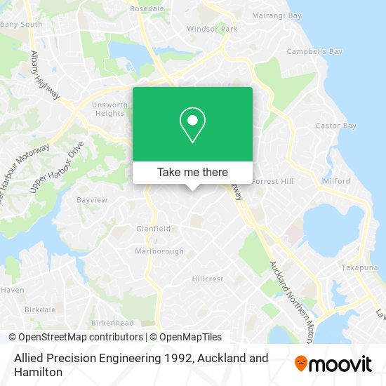 Allied Precision Engineering 1992 map