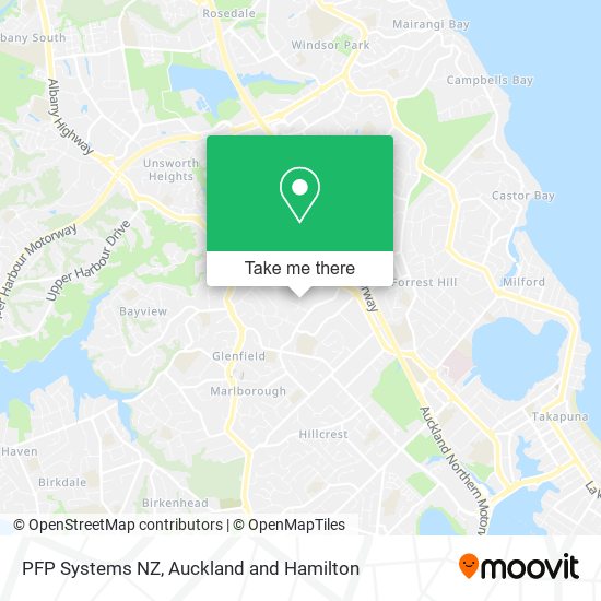 PFP Systems NZ map