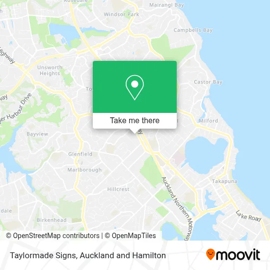 Taylormade Signs map
