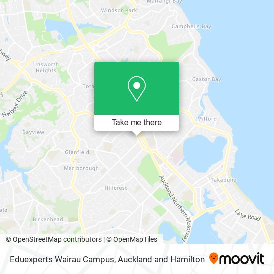 Eduexperts Wairau Campus map