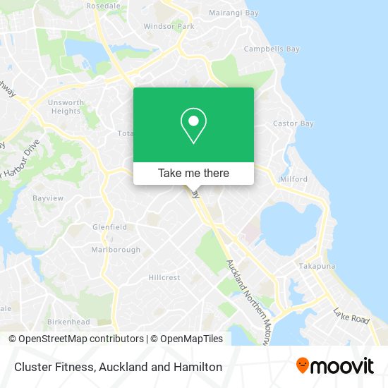 Cluster Fitness map