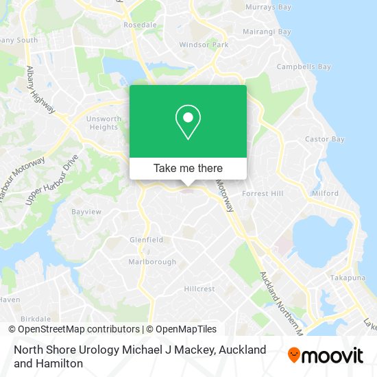 North Shore Urology Michael J Mackey map