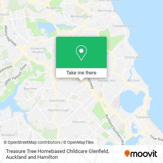 Treasure Tree Homebased Childcare Glenfield地图
