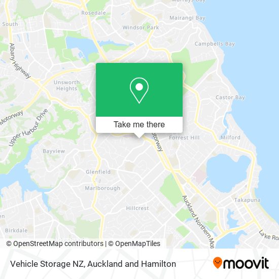 Vehicle Storage NZ地图