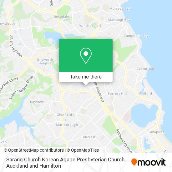 Sarang Church Korean Agape Presbyterian Church map