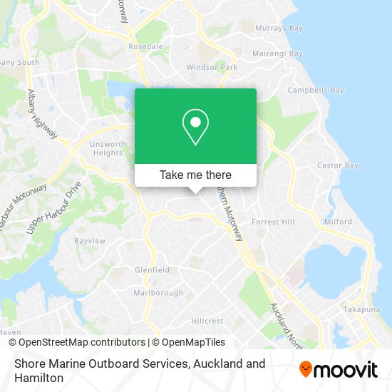 Shore Marine Outboard Services map