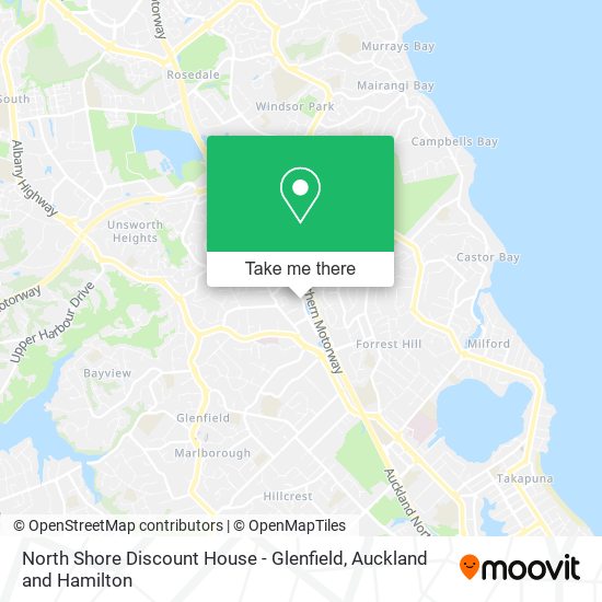 North Shore Discount House - Glenfield地图