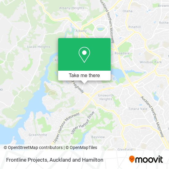 Frontline Projects map