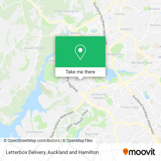 Letterbox Delivery map