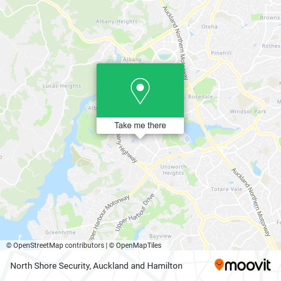 North Shore Security map