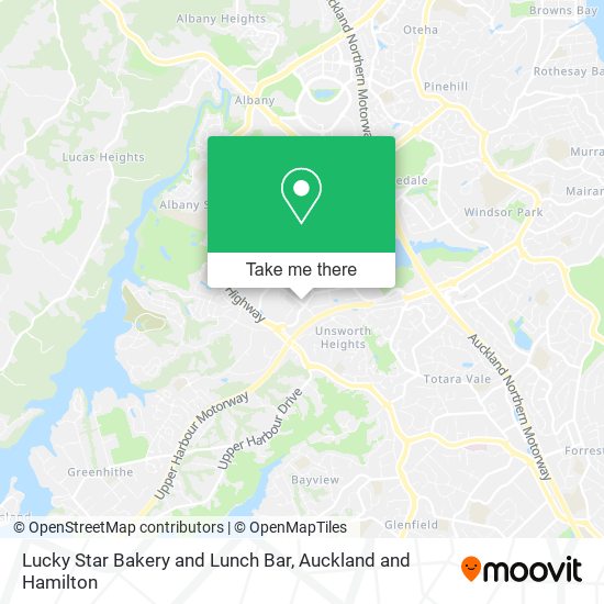 Lucky Star Bakery and Lunch Bar map