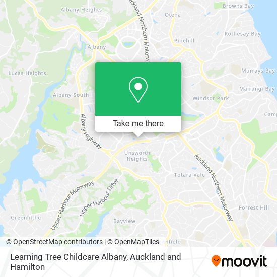 Learning Tree Childcare Albany map