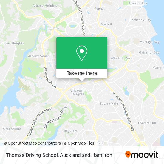 Thomas Driving School地图