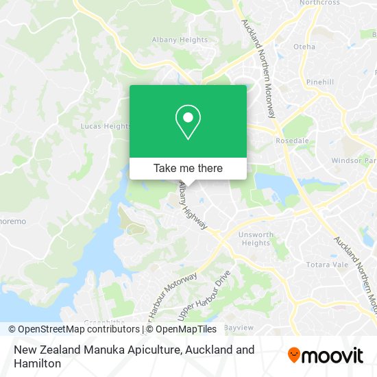 New Zealand Manuka Apiculture map