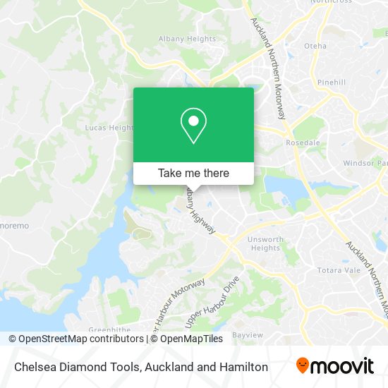 Chelsea Diamond Tools map